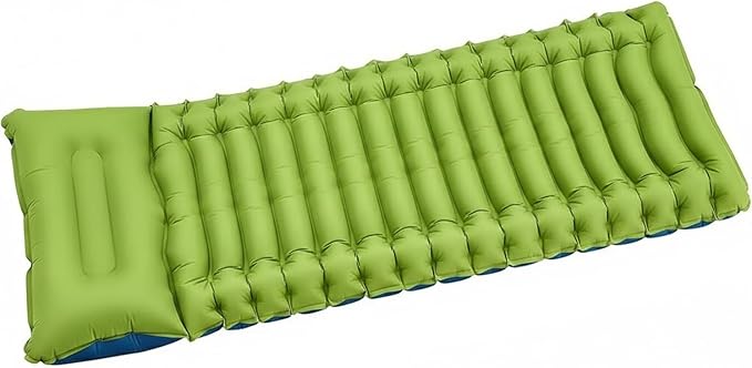Camping Sleeping Pad,Built-in Foot Pump Sleeping Mat, Wide Compact Camping Pad for Travel Tent Hiking Backpacking Trip