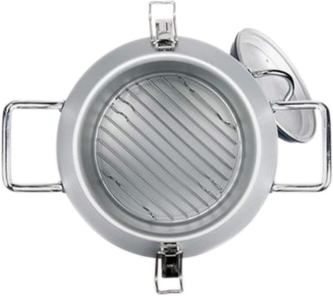 CanCooker Camping Cookware Jr. Kit | 2 Gallon Steam Cooker with Non-Stick Coating, Stainless Steel Cooking Rack & 100+ Recipe Cookbook - Complete Outdoor Cooking System