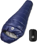Northroad Mummy Sleeping Bag 14-59 ℉, 3-4 Season Warm & Cool Weather, Summer Spring Fall Lightweight Washable Sleeping Bag for Outdoor Camping Hiking Travel Hunting