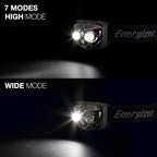 Energizer PRO-360 LED Headlamp, IPX4 Water Resistant Headlamps, High-Performance Head Light for Outdoors, Camping, Running, Storm, Survival LED Light for Emergencies (Batteries Included)
