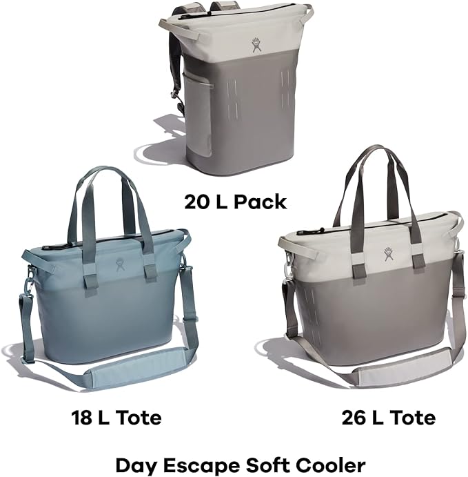 Hydro Flask 26 L Day Escape Soft Cooler - Reusable Travel Bag Tote - Insulated