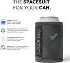 PHOOZY Insulated Can Cooler for 12oz Cans with NASA-Inspired Technology - Patented Koozie That Keeps Drinks Cold 10x Longer - Lightweight Beer Koozie for Outdoor Adventures - Black Camo