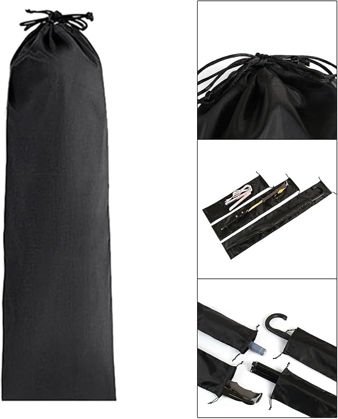 Nylon Drawstring Bags, Carrying Bag Container Case Tote Bag Pouch Portable Storage Bag for Rain Covers, Backpacking, Travel, Fishing, Tent Poles, 21cmx60cm