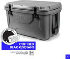 Titan Hard Ice Chest Cooler Roto Cooler with Microban Protection and Deep Freeze Insulation