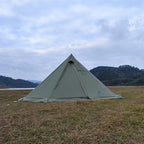 Tipi Hot Tent with Fire Retardant Stove Jack for Flue Pipes, 5~8 Person, Teepee Tents for Family Team Outdoor Backpacking Camping Hiking