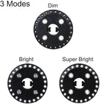 Patio Umbrella Light 3 Brightness Modes Cordless,with 24+4 Cool White LEDs-4 * AA Battery Operated Umbrella Lights,Fits 1.15"-2" Umbrella Poles,for Patio Umbrellas,Camping Tents and Indoor Use