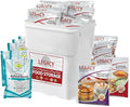 Legacy Food Storage 183 Serving Emergency Food Supply Bucket, 40,720 Total Calories, 12 Shelf Stable Lunch & Dinner Entrees, 4 Breakfasts, 6 Sides, 2 Drinks, Freeze Dried Survival Meals for MRE Camping, Hiking, Prepping