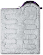 QOOMO Camping Sleeping Bags,3 Season Warm & Cool Weather,Lightweight,Waterproof Sleeping Bags for Adults & Kids,Traveling,and Outdoors,Camping Gear Equipment