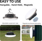 12000mAh 5000LM Camping Lights 3 Lighting Modes Bright Rechargeable LED Lamp 40W Hanging Tent Lights IPX5 Waterproof,Magnet,Power Failure Emergency Survival Kits & Christmas Day Gift