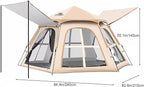 Tent, Camping Tents, 2-in-1 Portable Backpacking Tent with Removable Rainfly, Mesh Windows, Suitable for Family Dome Tent for Camping Hiking Mountaineering