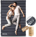 Hikenture Camping Mattress 2 Person Double Sleeping Pad for Camping, 4" Extra-Thick Inflatable & Ultralight Sleeping Air Mat for Backpacking, Hiking