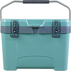 YELLOW JACKET 27 Quart Ice Cooler, Portable Ice Chest Hard Cooler Box with Retention Insulation and Heavy Duty Handle for Camping, Picnic, Beach, Drink, Beverage, Fishing