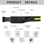 Headlamp 5Mode 230° Wide Beam Led Head Band Lamp,Rechargeable Motion Sensor for Adults, for Forehead, Hard Hat Headlight, Camping Essentials (1)