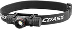 Coast XPH25R 410 Lumen USB Rechargeable-Dual Power LED Headlamp with Pure Beam Twist Focus and Magnetic Base