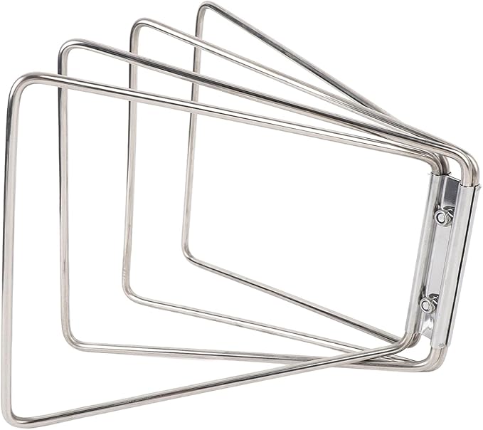Foldable Cooler Stand with Storage Bag, Stainless Steel Ice Box Holder Holder for Camping, Portable Fridge Ice Box Holder for Hiking BBQ Cooking Fishing Picnic Outdoor