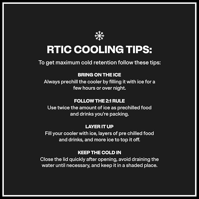 RTIC Ultra-Light 32 Quart Hard Cooler Insulated Portable Ice Chest Box for Drink, Beverage, Beach, Camping, Picnic, Fishing, Boat, Barbecue, 30% Lighter Than Rotomolded Coolers