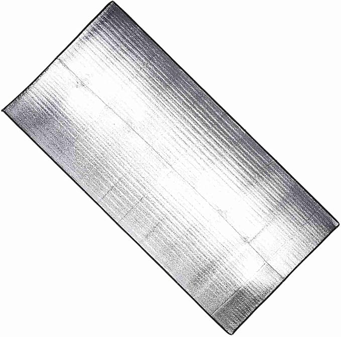 3 Types Camping Mat Foil Blanket, Outdoor Camping Tent Mat Sleeping Mattress Moistureproof Aluminum Foil Pad for Foam Insulating Sleeping Tent Pad