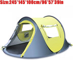 Travel Tent Outdoor Automatic Tent Pop Up Waterproof Camping Hiking Tent Waterproof Family Tent