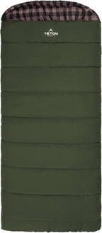 TETON Sports Deer Hunter Sleeping Bag, Warm and Comfortable Camping Sleeping Bag, Teton Tough Canvas Shell for Camping, Hunting, and Cold Weather