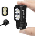WUBEN E7 1800 Lumen Rechargeable Mini Flashlights with Magnet - Super Bright 6 Modes EDC Flashlight, Typ-C Rechargeable LED; IP68 Pocket Flashlight for Headlamp Use, Rescue, Camping