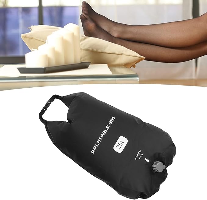 GOWENIC Inflatable Bag, 2 In1 Pump Sack Roll Top Compression Pump Bag, Sack Storage for Inflation Sleeping Pad, Mattress & Camping Mat