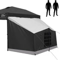 KAMPKEEPER 2 Person Canopy Side Tent, Camping Tent for 10x10 Canopies, Easy Up Cube Tents Gazebo Room with Mesh Window for Camping, Storage, Events(Canopy Not Included)