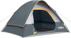 Camping Tent 2-4 Person, Waterproof Windproof Tent with Rainfly Easy Set up-Portable Dome Tents for Camping…