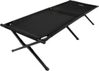 Teton Outfitter Camping Cot, Heavy-Duty Oversized Folding Cot for Adults, Comfortable Elevated Sleeping Bed, Easy Setup