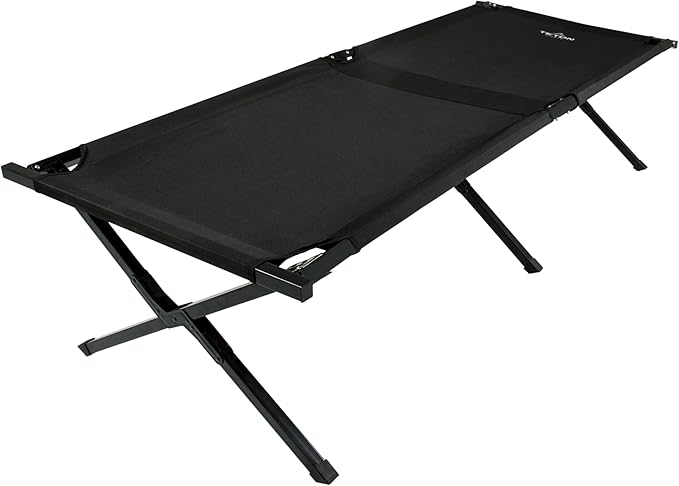 Teton Outfitter Camping Cot, Heavy-Duty Oversized Folding Cot for Adults, Comfortable Elevated Sleeping Bed, Easy Setup