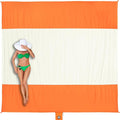 WEKAPO Beach Blanket Sandproof Waterproof, Extra Large Beach Mat, Oversized & Compact Sand Free, Quick Drying Beach Essentials for Vacation, Cruise, Picnic & Camping with Stakes
