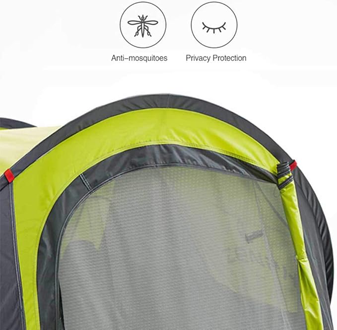 Automatic Tent Waterproof and Windproof Pop-up Tent Family Camping Tent, 4-Person Tent Portable Instant Tent, Suitable for Camping, Hiking, Mountaineering