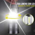 Lichamp 4 Pack LED Camping Lanterns, Battery Powered Lantern Flashlight COB Camp Light for Power Outages, Camping Supplies and Home Hurricane Supplies, F4GY