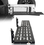 Hooke Road Wrangler JK Tailgate Table Camping Cargo Shelf Storage Rack Compatible with Jeep Wrangler JK 07-18 (Upgrade Extended Version)