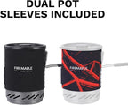 Fire-Maple Fixed Star 1 Pro Backpacking & Camping Stove System | Upgraded Foldable Handle | Portable Pot & Jet Burner Set for Hiking, Trekking & Emergency Use