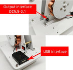 Portable Hand Crank Generator,12V 50W Manual Generator Mobile Phone Charging Treasure Outdoor Emergency Power Supply Suitable for Camping and Hiking Outdoor