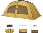 Naturehike Dune Hot Tent with Stove Jack,Double Layer 4 Season Tent,Waterproof 2-4 Person Tents for Camping