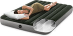 Intex 64763E Dura-Beam Standard Downy Air Mattress: Fiber-Tech Queen Size Built-in Foot Pump 10in Bed Height 600lb Weight Capacity (Pack of 3)