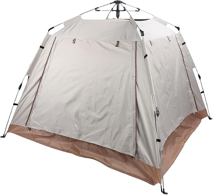 Pop Up Camping Tent, Automatic Setup Sun Protection Tent with Removable Rain Fly and Carry Bag, for Family Outdoor Camping Backpacking Hiking