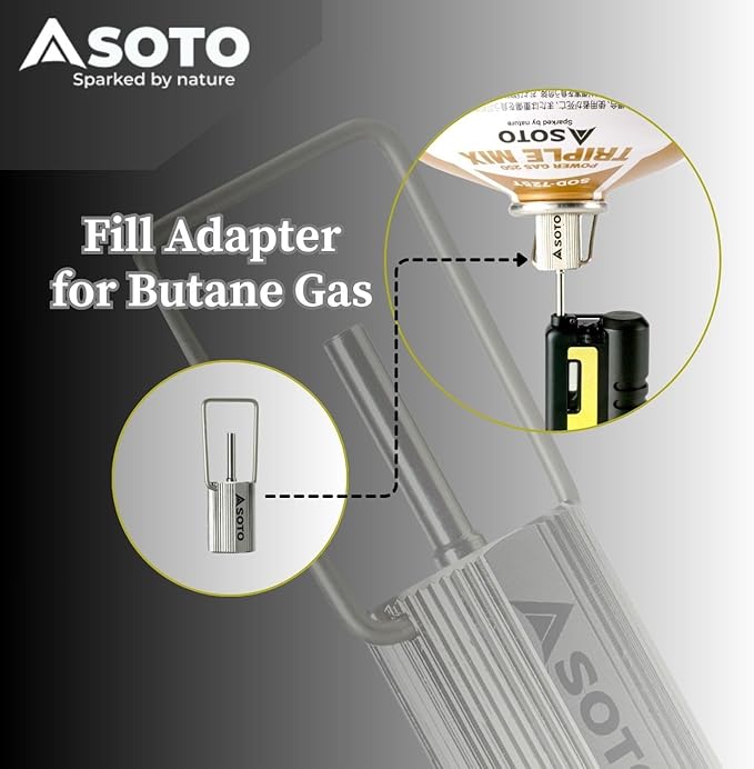 SOTO Butane Gas Filling Adaptor
