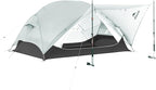 Naturehike Mongar UL 1-2 Person Backpacking Tent,15D Nylon Waterproof Ultralight One Person Two Person Tent with Footprint