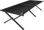 Teton Outfitter Camping Cot, Heavy-Duty Oversized Folding Cot for Adults, Comfortable Elevated Sleeping Bed, Easy Setup