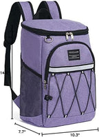 Backpack Cooler Backpack 26 Cans Insulated Leak Proof for Women Men Beach Camping Picnic Fishing Hiking Lunch Backpack Waterproof Cooler