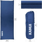 KAMUI Self Inflating Sleeping Pad - 2 Inch Thick Camping Pad Connectable with Multiple Mats for Tent and Family Camping