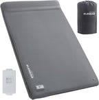 Elegear CumbreX™ Self Inflating Sleeping Pad, Built-in Electric Pump 3.15" Ultra-Thick Memory Foam Camping Mattress Pad with Pillow Double Sleeping Pad for Camping R-value 9.5 Foam Camp Pad for Travel