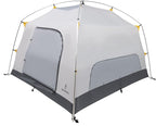 Browning Camping Glacier 4-Person Tent, Free-Standing Cabin Style with Full Coverage Fly