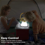 Outdoor Equipment LED Camping Lantern & Headlamp Set for Kids, FANT.LUX Battery Powered Night Light for Emergency, Hurricane, Lightweight Tent Lamp for Children (Owl Set)