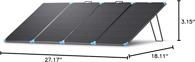 Renogy 220W Portable Solar Panel Suitcase, 23% High Efficiency Foldable Solar Charger for Power Station, Durable for Decades, with Sturdy Kickstands, IP67 Waterproof for RV Camping Off-Grid Blackouts