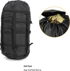 MT Army Military Modular Sleeping Bags System, Multi Layered with Bivy Cover for All Season, Woodland/Multicam