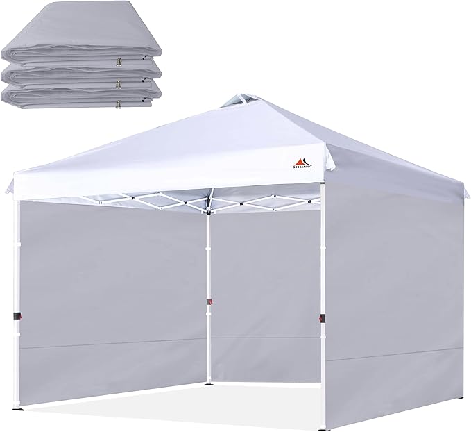 SCOCANOPY SideWall for 12x12ft Canopy Frame, 3 Pack SunWalls Only,Grey