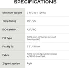 NEMO Equipment Forte Endless Promise Synthetic Sleeping Bag
